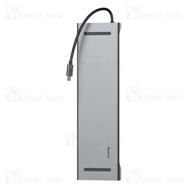 هاب و رم ریدر 10 پورت بیسوس Baseus Enjoyment 10 in 1 Multifunctional Docking Station Stand CATSX-F0G