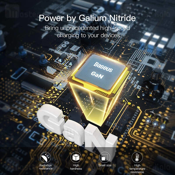 شارژر دیواری Baseus GaN2 Pro Quick Travel Charger C+C+A 120W EU CCGAN-J01