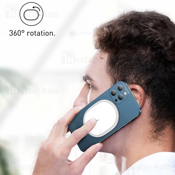 شارژر وایرلس مگنتی بیسوس Baseus Light Magnetic Wireless Charger WXQJ-01 15W توان 15 وات