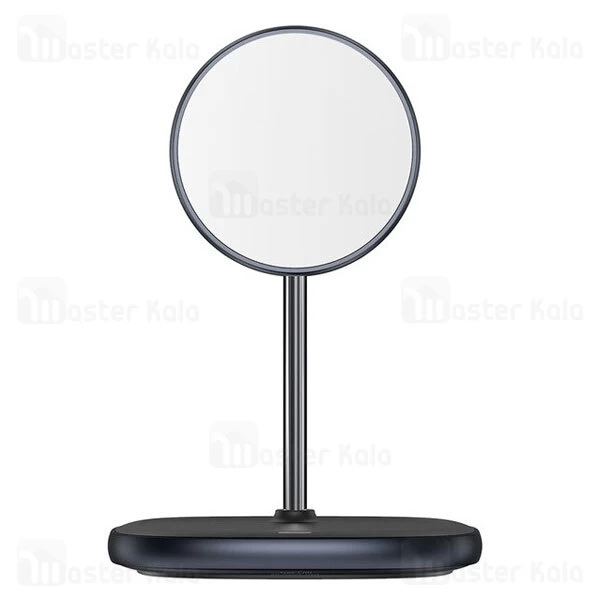 هولدر و شارژر وایرلس بیسوس Baseus Swan Magnetic Wireless Charger WXSW-01 فقط مناسب سری 12 اپل آیفون