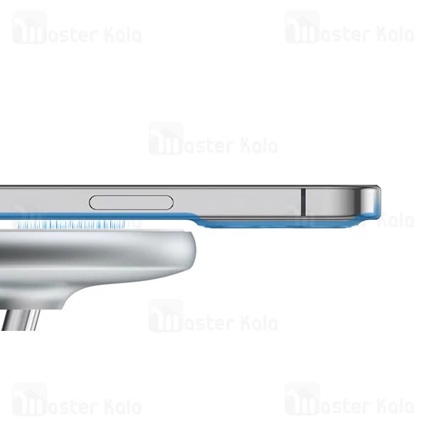 هولدر و شارژر وایرلس بیسوس Baseus Swan Magnetic Wireless Charger WXSW-01 فقط مناسب سری 12 اپل آیفون