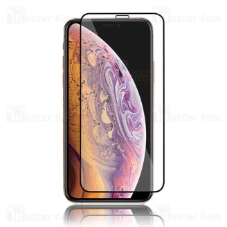 محافظ صفحه شیشه ای تمام صفحه تمام چسب آیفون Apple iPhone 11 Pro Max 10D Glass