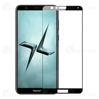 محافظ صفحه شیشه ای تمام صفحه تمام چسب هواوی Huawei Honor 7x Glass
