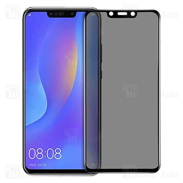 گلس حریم شخصی تمام صفحه تمام چسب هواوی Huawei Mate 20 Lite / Nova 3 / 3i Privacy Mocol New