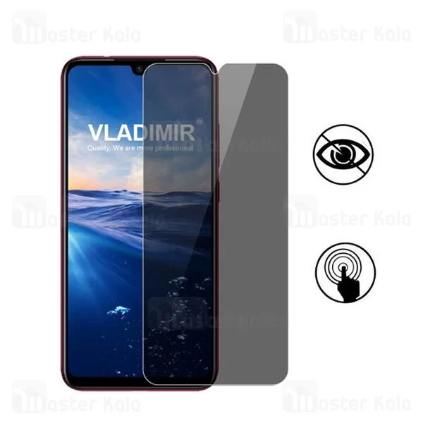 گلس حریم شخصی تمام چسب هواوی Huawei Y7 2019 / Y7 Prime 2019 Privacy