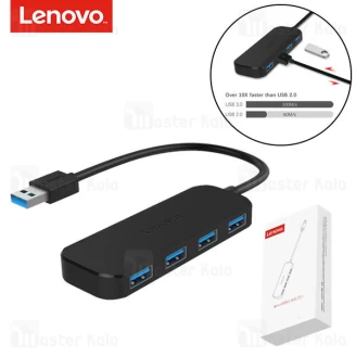 هاب 4 پورت لنوو Lenovo A611 4 Ports USB3.0 Hub Splitter