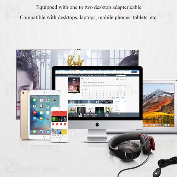 هدفون گیمینگ Lenovo P320 plus Office Wired Gaming Headphone