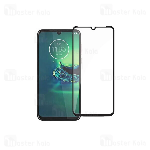 محافظ صفحه شیشه ای تمام صفحه تمام چسب Motorola Moto G8 Plus Glass