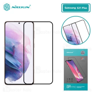 محافظ صفحه نمایش شیشه ای تمام صفحه تمام چسب نیلکین سامسونگ Samsung Galaxy S21 Plus Nillkin CP+ Pro