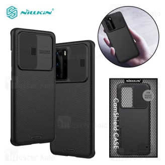 قاب محافظ نیلکین هواوی Huawei P40 Pro Nillkin CamShield Case دارای محافظ دوربین