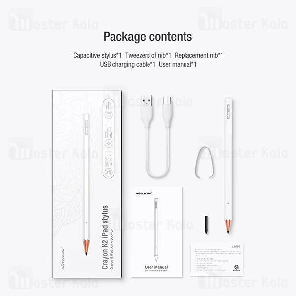 قلم لمسی Nillkin Crayon K2 iPad Stylus Pen