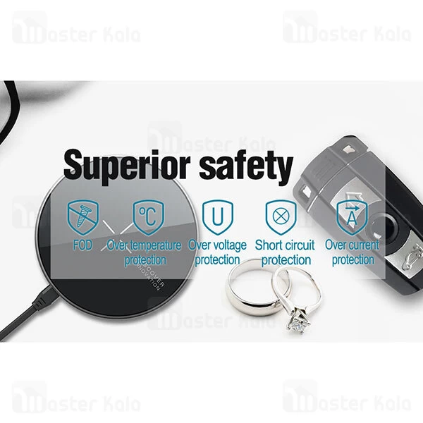 شارژر وایرلس نیلکین Nillkin MagSlim NKT06 Wireless Charger توان 15 وات مخصوص سری آیفون 12