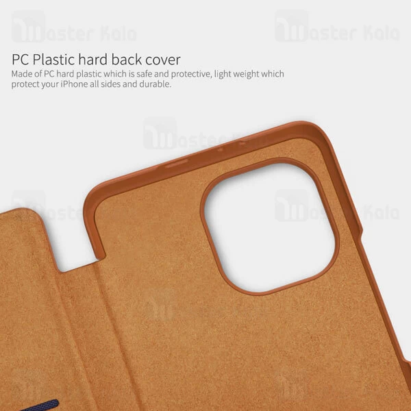 کیف چرمی نیلکین شیائومی Xiaomi Mi 11 Nillkin Qin Leather Case