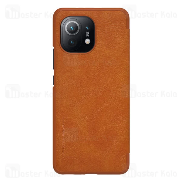 کیف چرمی نیلکین شیائومی Xiaomi Mi 11 Nillkin Qin Leather Case