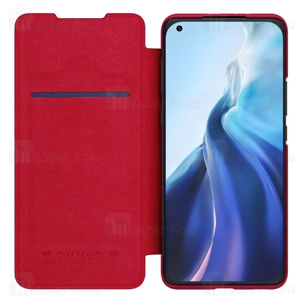 کیف چرمی نیلکین شیائومی Xiaomi Mi 11 Nillkin Qin Leather Case
