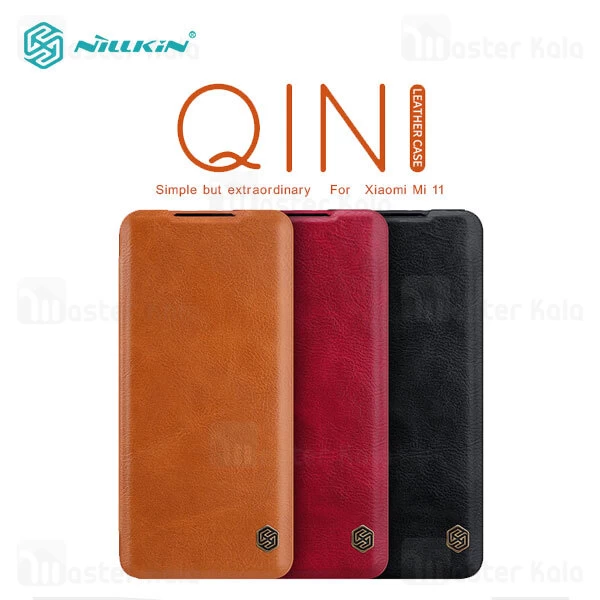 کیف چرمی Xiaomi Redmi Note 9 5G / Note 9T Nillkin Qin Leather Case