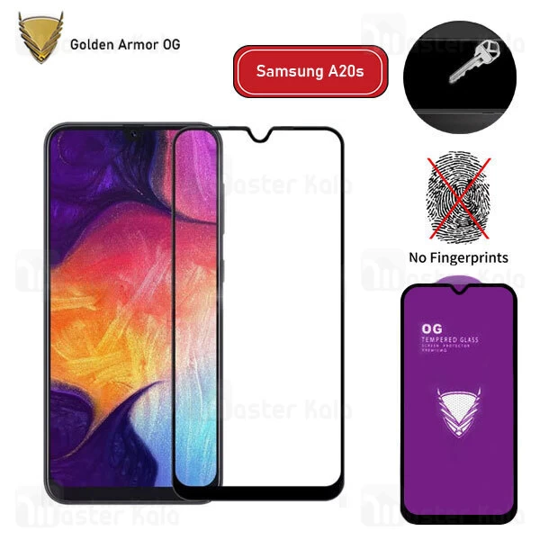 محافظ صفحه شیشه ای تمام صفحه تمام چسب OG سامسونگ Samsung Galaxy A20s OG 2.5D Glass
