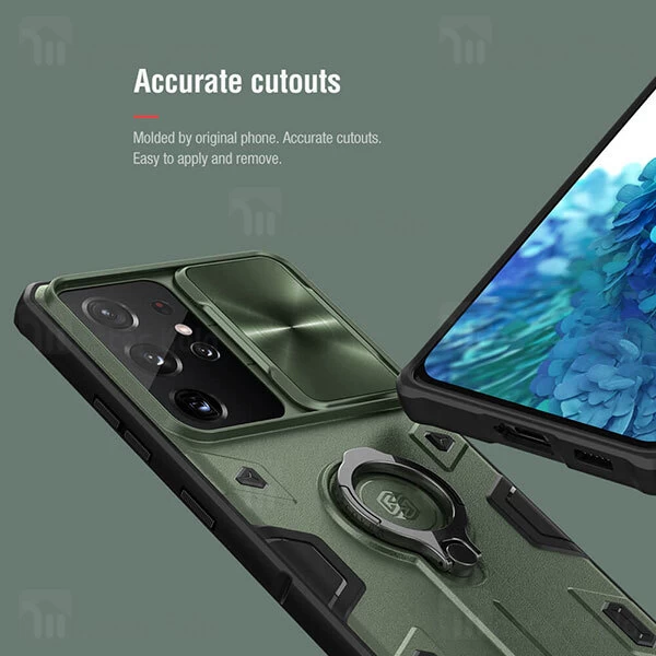 گارد ضد ضربه محافظ دوربین Samsung Galaxy S21 Ultra Nillkin CamShield Armor Case