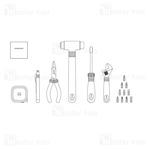 جعبه ابزار شیائومی Xiaomi MIIIW MWTK01 Multifunctional Household DIY Repair Toolkit
