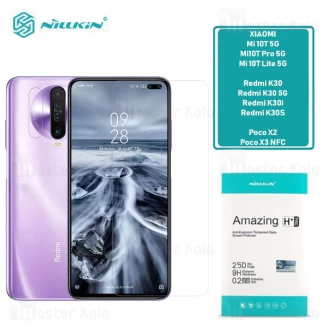 محافظ صفحه شیشه ای نیلکین Xiaomi Poco X3 / Redmi K30 / Mi 10T / 10T Pro / 10T Lite Nillkin H+ Pro