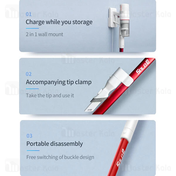 جارو شارژی شیائومی Xiaomi Trouver Solo 10 Cordless Handheld Vacuum Cleaner