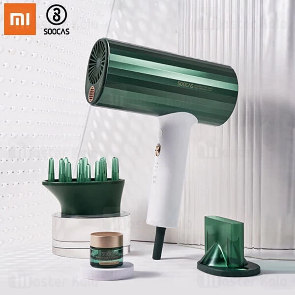 سشوار شیائومی Xiaomi Youpin SOOCAS HMH001 Hair Mask Hair Dryer 1800W به همراه ماسک مو