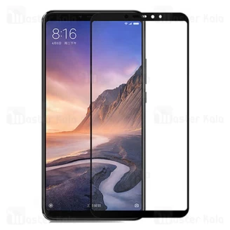محافظ صفحه شیشه ای تمام صفحه تمام چسب شیائومی Xiaomi Mi Max 3 Glass