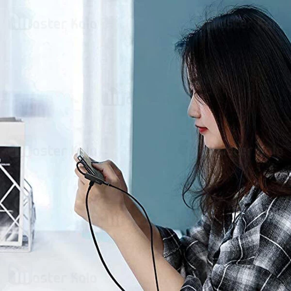 کابل مبدل Baseus Converter L53 Type C Male to Type C and 3.5mm Female CATL53-91