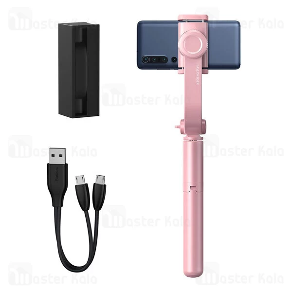 گیمبال و مونوپاد Baseus Folding Stand Selfie Stabilizer SULH-01 Uniaxial Bluetooth