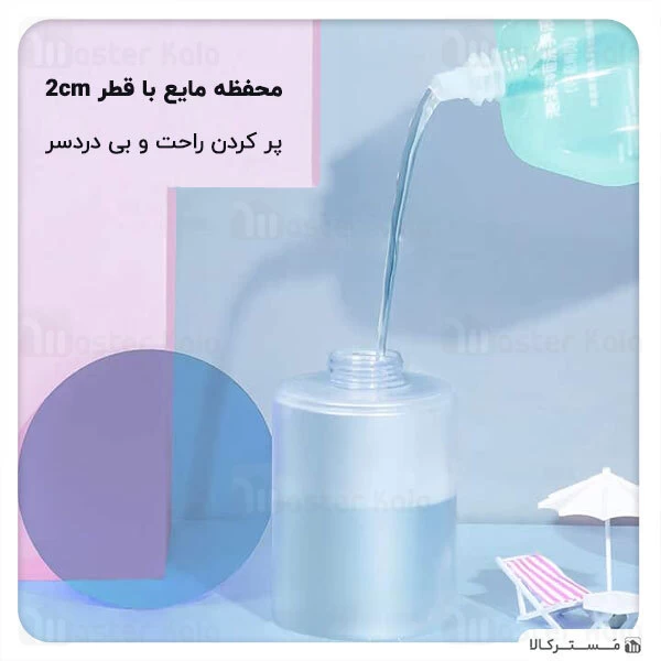 پمپ فوم مایع دستشویی بیسوس Baseus Minipeng hand Washing Machine ACXSJ-A02 دارای چشمی