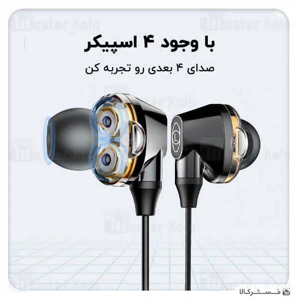 هندزفری بلوتوث بیسوس Baseus S10 Encok Dual Moving-Coil Wireless Headset