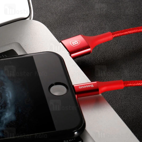 کابل لایتنینگ بیسوس Baseus Shining Cable with Jet Metal CALSY-01 طول 1 متر توان 2 آمپر