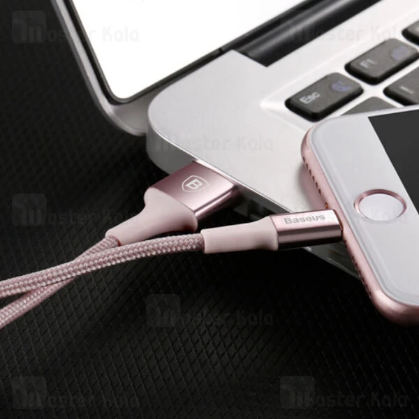 کابل لایتنینگ بیسوس Baseus Shining Cable with Jet Metal CALSY-01 طول 1 متر توان 2 آمپر