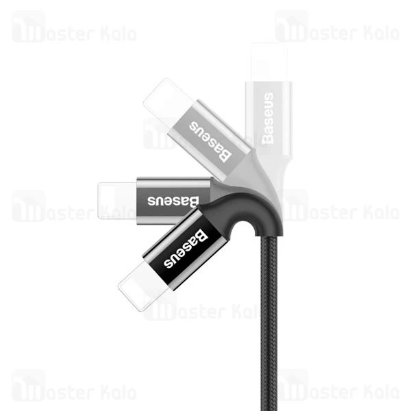 کابل لایتنینگ بیسوس Baseus Shining Cable with Jet Metal CALSY-01 طول 1 متر توان 2 آمپر