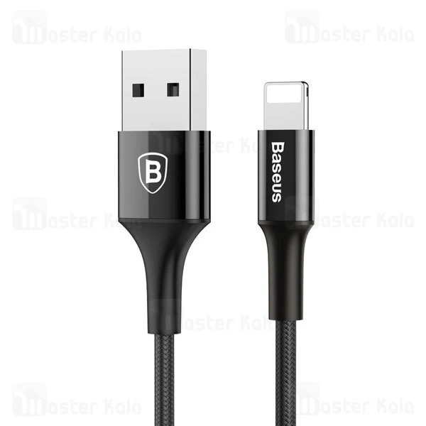 کابل لایتنینگ بیسوس Baseus Shining Cable with Jet Metal CALSY-01 طول 1 متر توان 2 آمپر