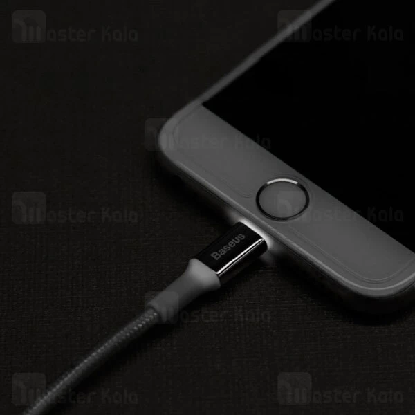 کابل لایتنینگ بیسوس Baseus Shining Cable with Jet Metal CALSY-01 طول 1 متر توان 2 آمپر