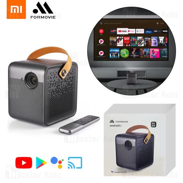 ویدیو پروژکتور هوشمند شیائومی Xiaomi M055FGN Mini Projector Dice دارای اسپیکر