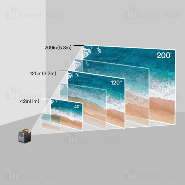 ویدیو پروژکتور هوشمند شیائومی Xiaomi M055FGN Mini Projector Dice دارای اسپیکر