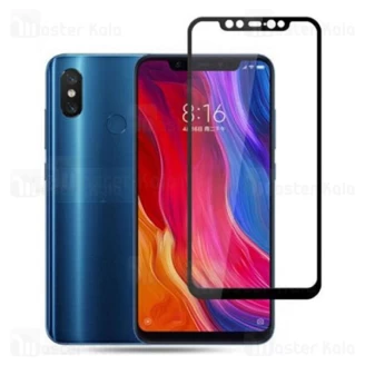 محافظ صفحه شیشه ای تمام صفحه تمام چسب شیائومی Xiaomi Mi 8 / Mi8 6D
