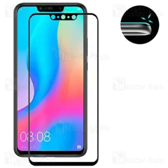 محافظ صفحه شیشه ای تمام صفحه تمام چسب هواوی Huawei Mate 20 Lite 6D