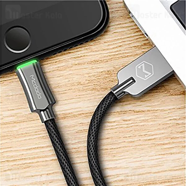 کابل لایتنینگ Mcdodo CA-3901 Knight Series Auto Power Off Lightning Data Cable 2.4A 1.2M