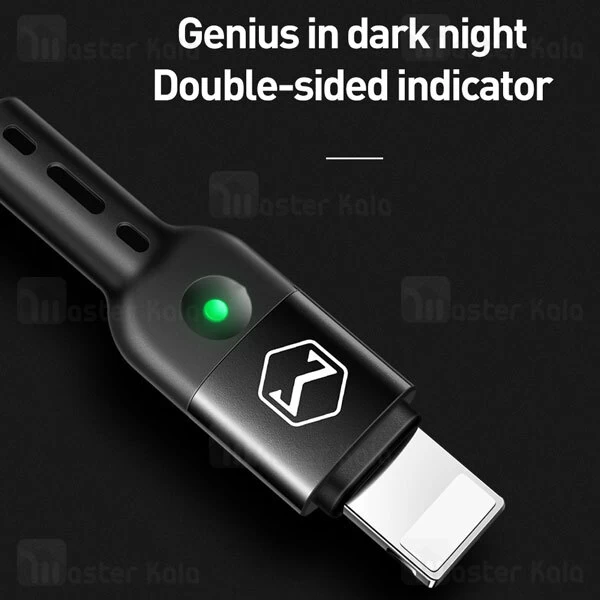 کابل لایتنینگ Mcdodo CA-6410 Omega Series QC4.0 Lightning 2A 1.8m Data Coiled Cable