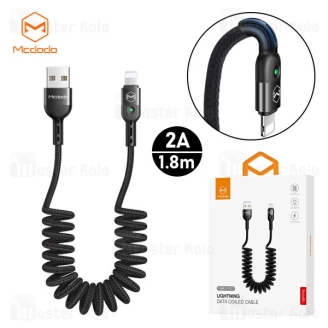کابل لایتنینگ مک دودو Mcdodo CA-6410 Omega QC4.0 طراحی تلفنی توان 2 آمپر طول 1.8 متر