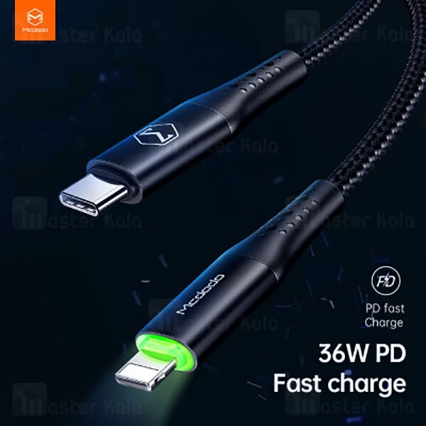 کابل آیفونی Mcdodo CA-7361 Auto Power Off Lightning Data Cable 36W 1.8M