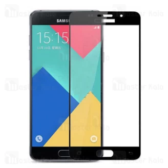 محافظ صفحه شیشه ای تمام صفحه تمام چسب سامسونگ Samsung Galaxy A5 2016