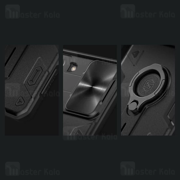 گارد محافظ ضد ضربه نیلکین Samsung Galaxy S21 Plus Nillkin CamShield Armor دارای محافظ دوربین