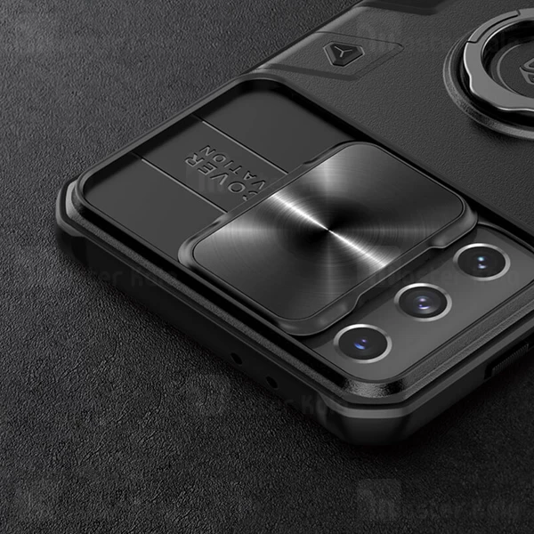 گارد محافظ ضد ضربه نیلکین Samsung Galaxy S21 Plus Nillkin CamShield Armor دارای محافظ دوربین