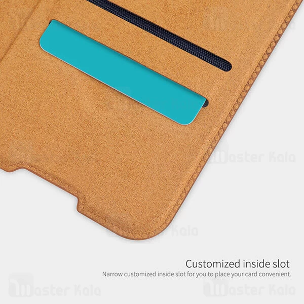 کیف چرمی Xiaomi Redmi Note 9 5G / Note 9T Nillkin Qin Leather Case