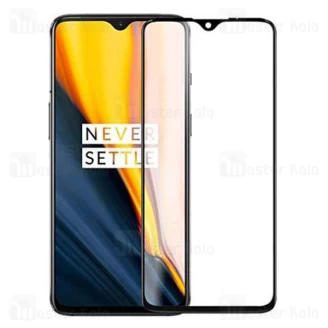 محافظ صفحه شیشه ای تمام صفحه تمام چسب وان پلاس OnePlus 6T Glass