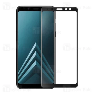 محافظ صفحه شیشه ای تمام صفحه تمام چسب سامسونگ Samsung Galaxy A7 2018 / A750 Glass